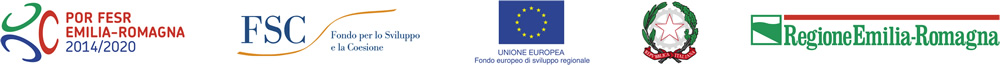 logo por fesr unione europea repubblica italiana regione emilia romagna
